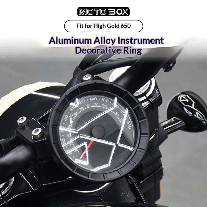 【Premium】For GAOKIN Thor650 Modified Instrument Panel Decoration Cover – Aluminum Alloy Frame Protective Shell, Specifically Des
