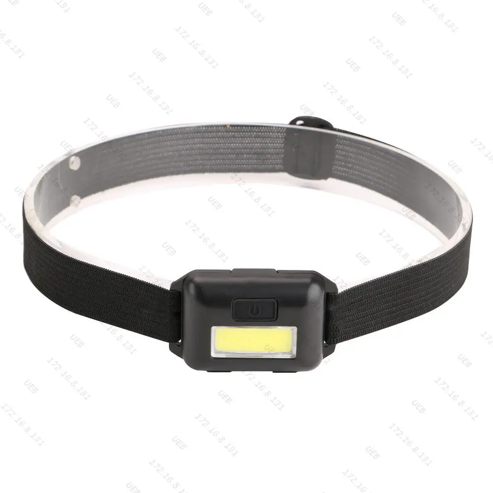 Portable Headlamp COB LED Headlamp with Built-in Battery Flashlight USB Rechargeable Head Torch 6 Lighting Modes Head Light