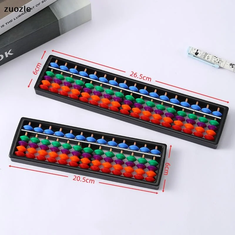 1Pcs Portable Chinese 13/17 Digits Column Abacus Math Learning Tool For Arithmetic Soroban Calculating Counting Children