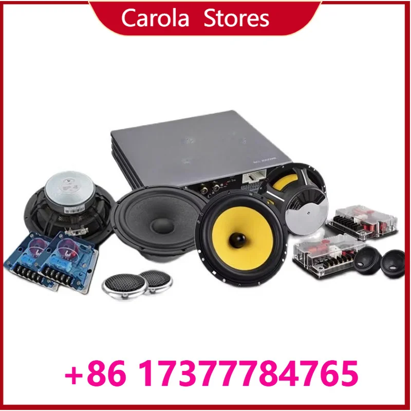 Full Range Car Audio Speaker Set, Lossless Harness Design Easy Upgrade for OEM Car Stereo Without Damaging Car Line