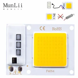 MunLii 220V Led Cob F4054 Chips for Module Led Light Bulbs 220v Addressable Ws2812 Leds for Spotlight Chip Puces led Warm White