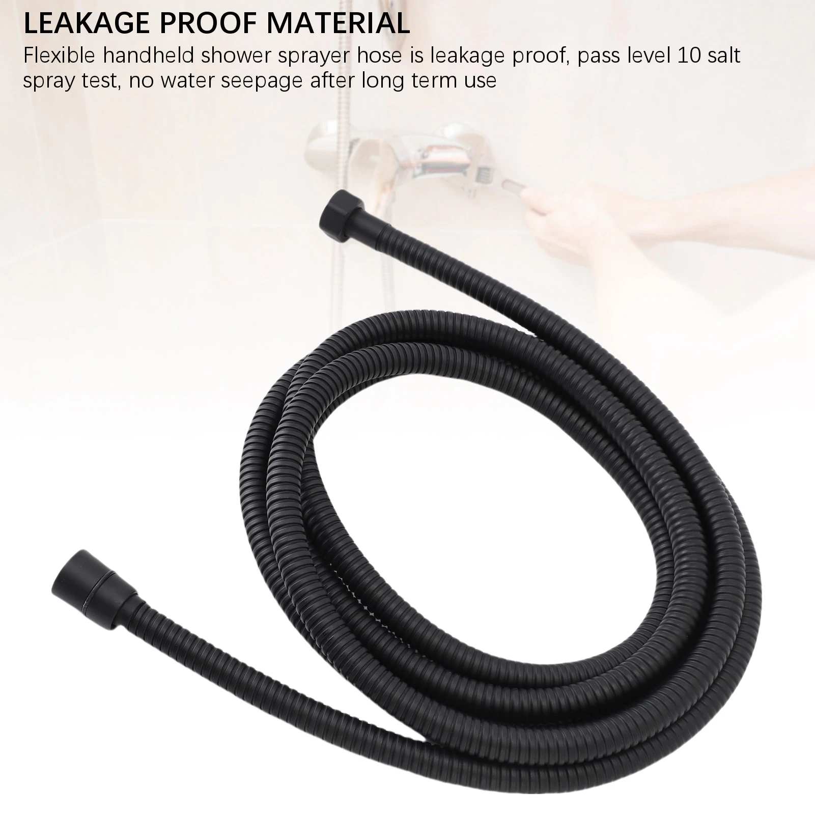 Extra Long Shower Hose Shower Hose Shower Hose Extra Long 3meter Head Extension Flexible Handheld Water Saving for Sprayer Black