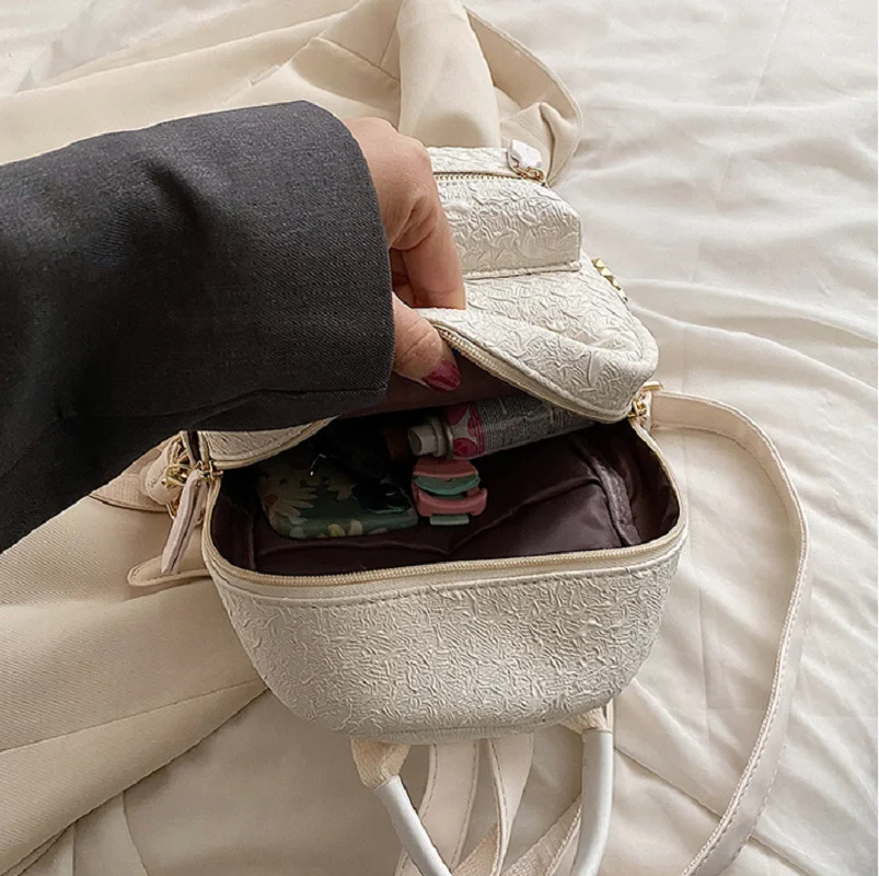 Hot Sale Large Capacity Travel Backpacks Fashion Luxury Oxford Canvas Double Zipper Shoulder Bags Totes Backpack School Bag