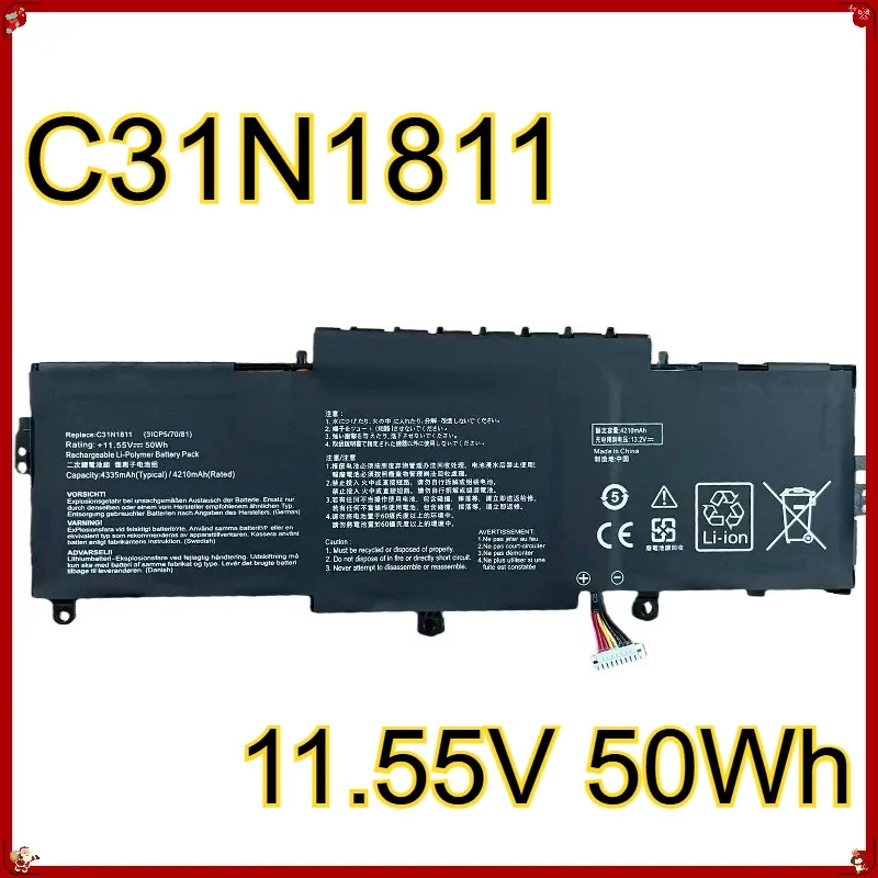 [NEW] C31N1811 11.55V 4200mAh 50Wh for Asus U4300F/FN UX433FN/FA BX433F Laptop Battery