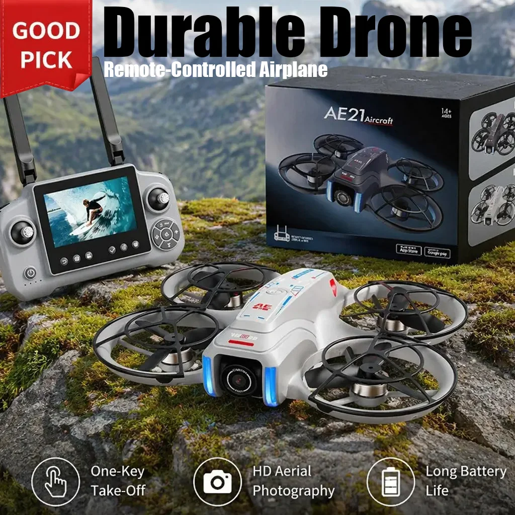 Nuevo Dron AE21 2026, 8K HD, F - Drone Gimbal Mount reseña y precio