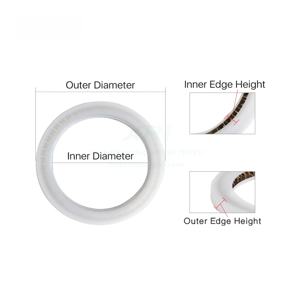 Raytools Laser Sealing Ring for 24.9x1.5 27.9x4.1 37x7mm Protective Windows Original BM109 BT240 BM111 BM114 Cutting Heads Parts