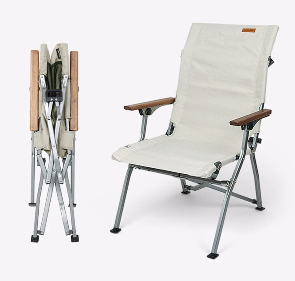 Latest Design Light Weight Aluminum Folding Camping Chair Lunch Break Chair For Sale