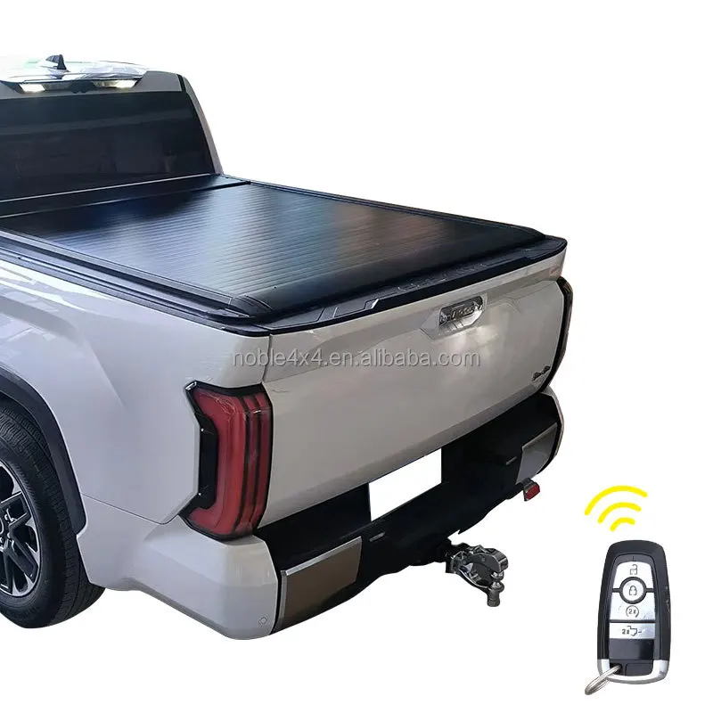 Factory Customization key Remote control Retractable pickup truck bed covers for  Tundra 2022 LWB truck bed covers