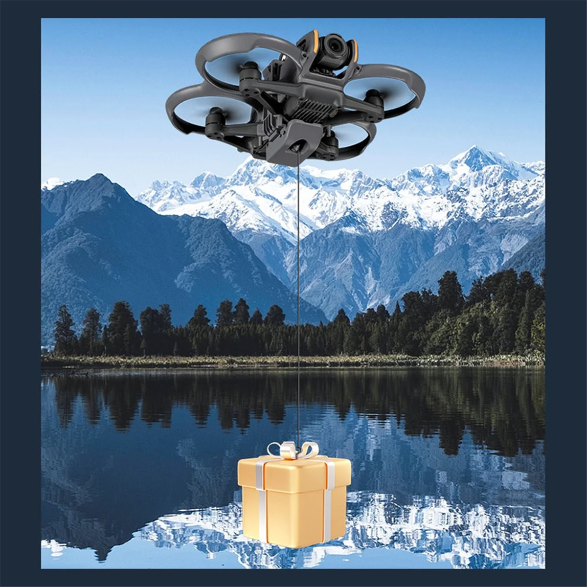 

Система A51I Airdrop для дрона Avata 2, верхний удлинитель, держатель, капельница, подарок для рыбалки, спасательная доставка, метатель