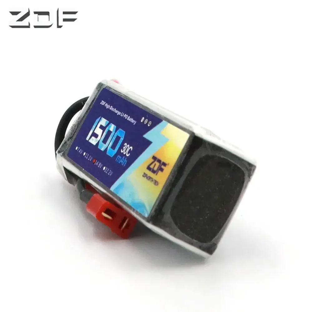 ZDF Новый 2025 Хорошее качество 14,8 В 4S 1500 мАч 30C MAX60C Lipo RC Батарея T/XT60 Разъем для RC автомобиля Самолет Дрон Qudcopter ZDF Новый 2025 Хорошее качество 14,8 В 4S 1500 мАч 30C MAX60C Lipo RC Батарея T/XT60 Разъем для RC автомобиля Самолет Дрон Qudcopter