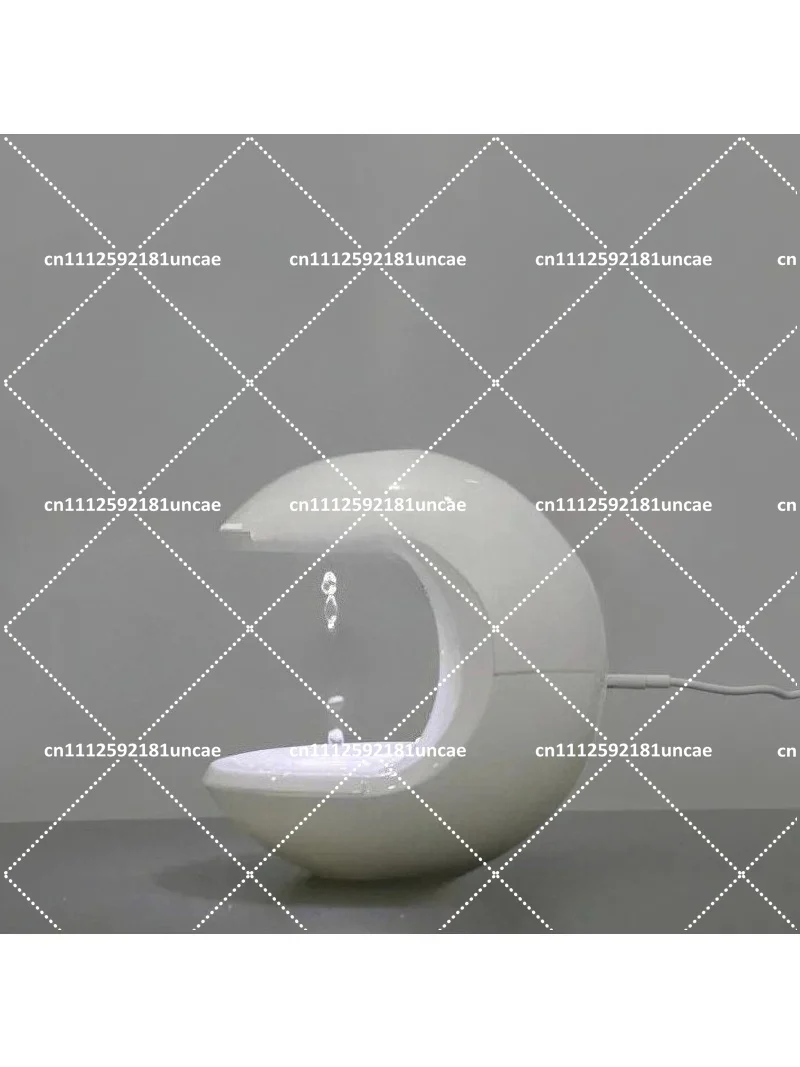100pcs Cool Mist Humidifier with 7 Color LED Lights, Anti-Gravity Water Droplets Air Humidifier for Bedroom Office