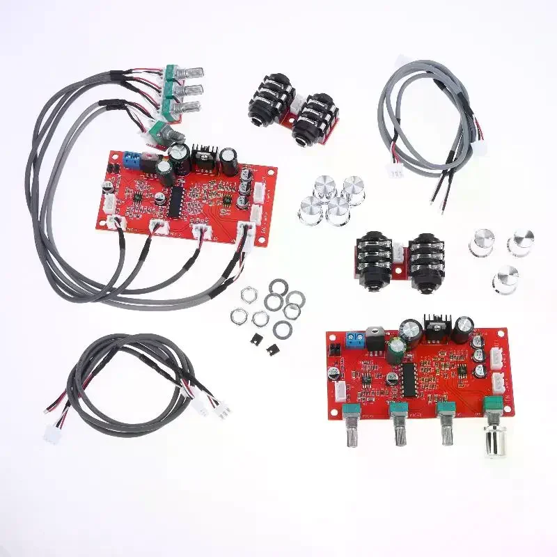 AC 6V-15V DC 7-24 PT2399 Reverb Karaoke Board Digital Microphone Board Module Kit With Op-Amplifier Audio OP AMP Board
