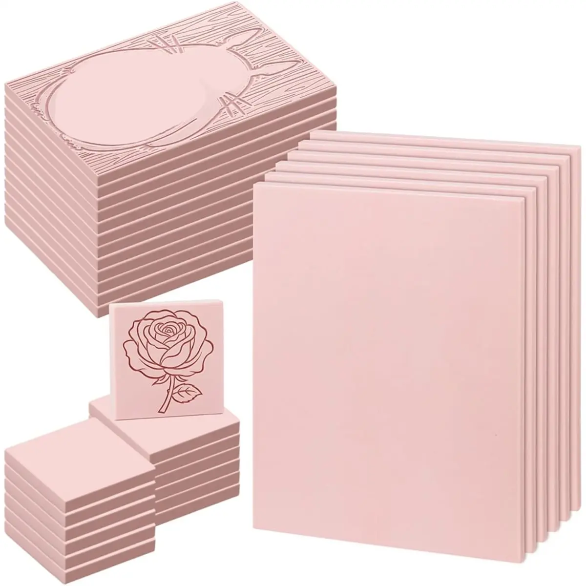 A627P ~30Pcs Linoleum Blocks for Printmaking Supplies 12Pcs 4