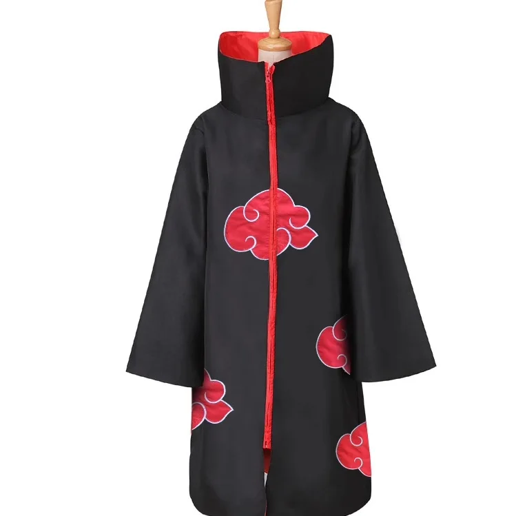 Anime Hokage Akatsuki Cosplay Ninja Kostüm Umhänge mit Stirnband Schmerzen Uchiha Itachi Sasuke Sasori Kakuzu Comic Con Kleidung