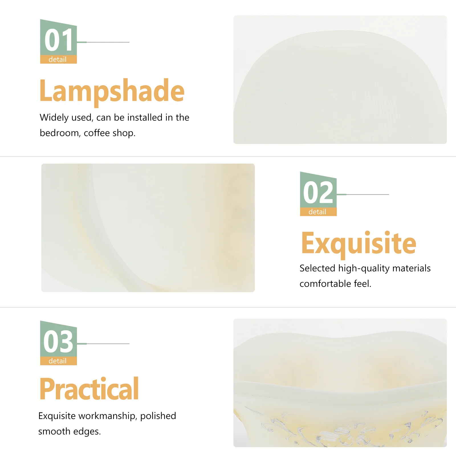 

Glass Lampshade Modern Minimalist Light Cover for Ceiling Wall Lamp Dust Protection Decorative Room Lighting Upgrade