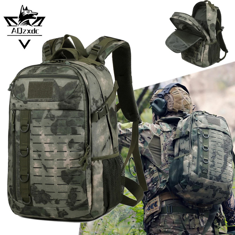 

Tactical Bag Packet Airsoft Camouflage Waterproof Emergency Backpack for Men Women for CS Hiking Mountaineering Travel Adventure