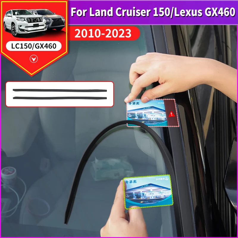 For Toyota Land Cruiser Prado 150 LC150 Lexus 460 2010-2023 Windshield Rubber Seal Waterproof Dustproof Anti-Noise Accessories