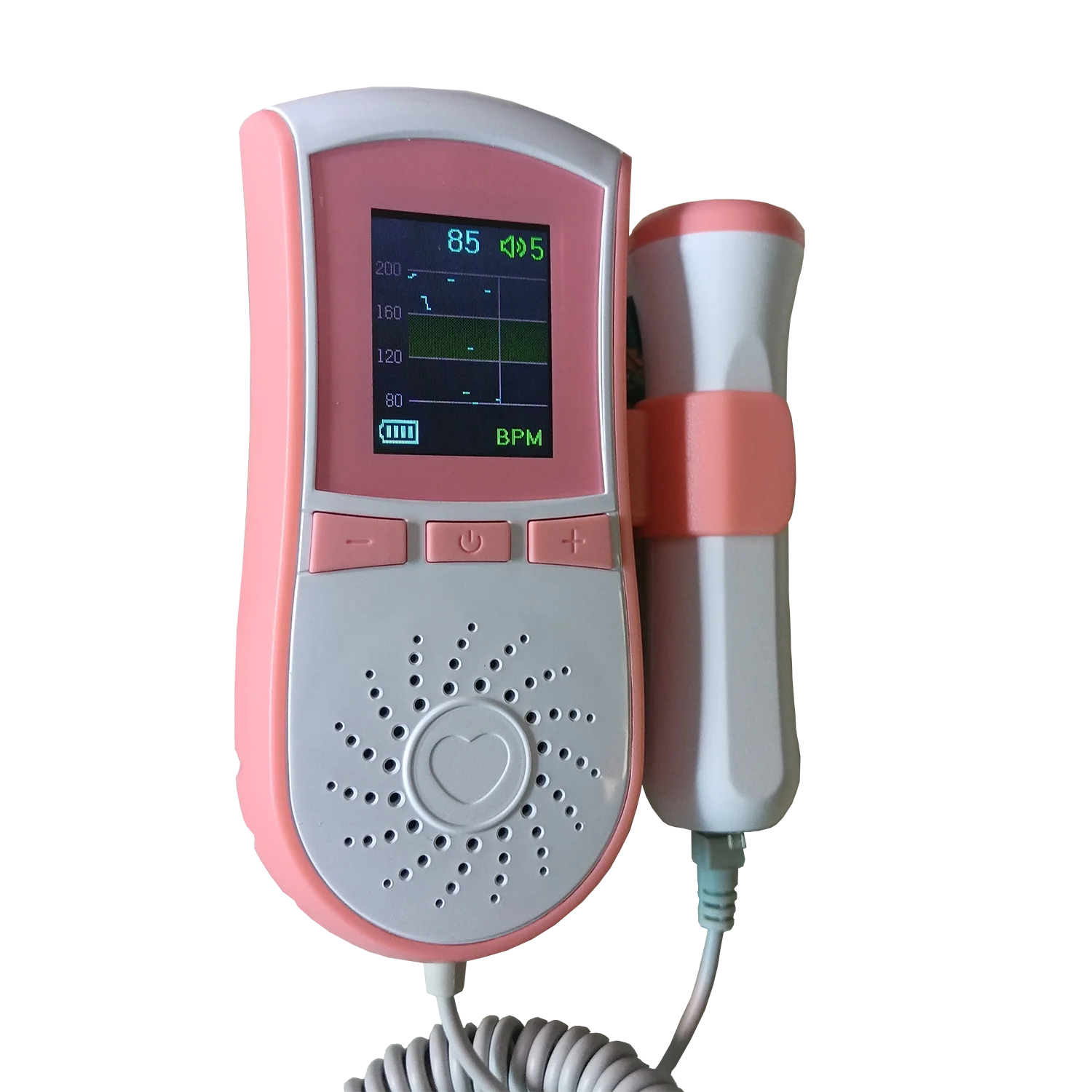 Fetal Doppler Baby Heart Beat Monitor Portable Ultrasound Doppler Baby Heart Rate Monitor For New Mommy