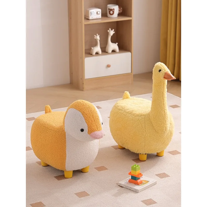 

Детский низкий табурет для дома и гостиной, модный табурет в виде милого мультяшного животного