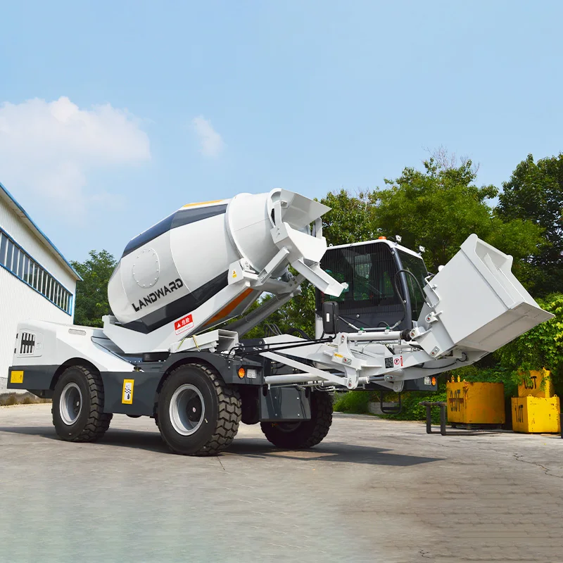 

CE EPA China 5m³ Discharge Port Self-Loading Mixer Truck Integrated Construction Site Unloading Concrete Mixer Truck Customized