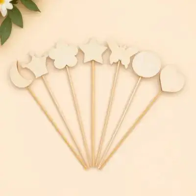 

12pcs DIY Craft Sticks Unfinished Fairy Wands Wood Handmade Kids Graffiti Toys Bulk Creative Educational