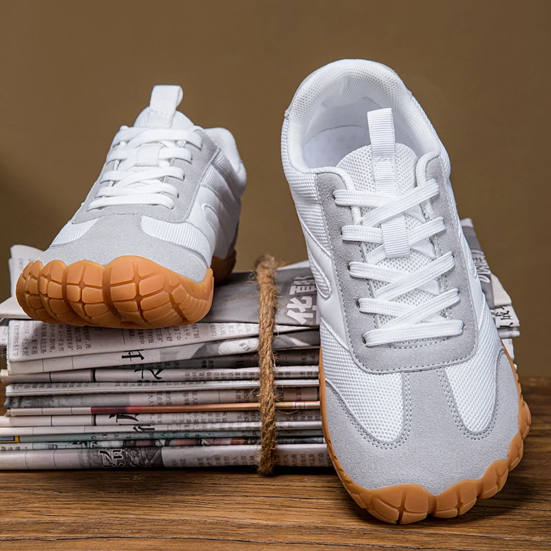 2026 Men's And Women's Toe Shoes Multifunctional Soft Sole Wide Last Shoes Walking Shoes Breathable Barefoot Casual Sports Shoes