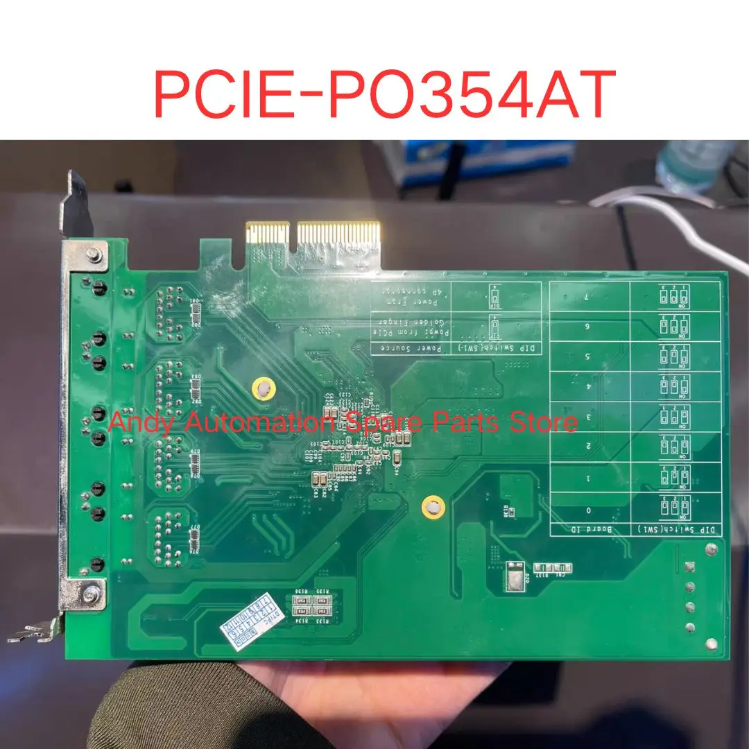 بطاقة التقاط الكاميرا الصناعية PCIE-PO354AT ReV.A1 المستعملة #3