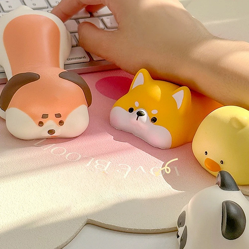 Cute Animal Wrist Rest Support For Mouse Pad Computer Laptop Arm Rest For Mouse Pad Wrist Rest Desktop Ornaments and Decorations