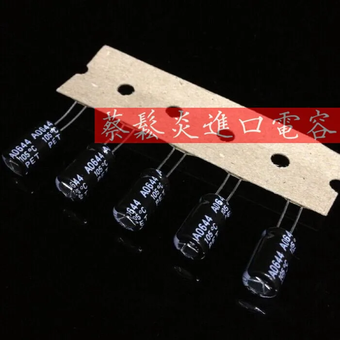 10 pces rubycon importado capacitor eletrolítico 6.3v 330uf 6x11 ruby série yxf 330uf 6.3v