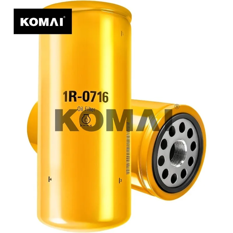 

KOMAI 1R0716 Engine Oil Filter For CAT 1R-0716 2P-4005 LF691 LF691A P554005 P551808 B7299 275-2604 LF3566 LF9691A Advan