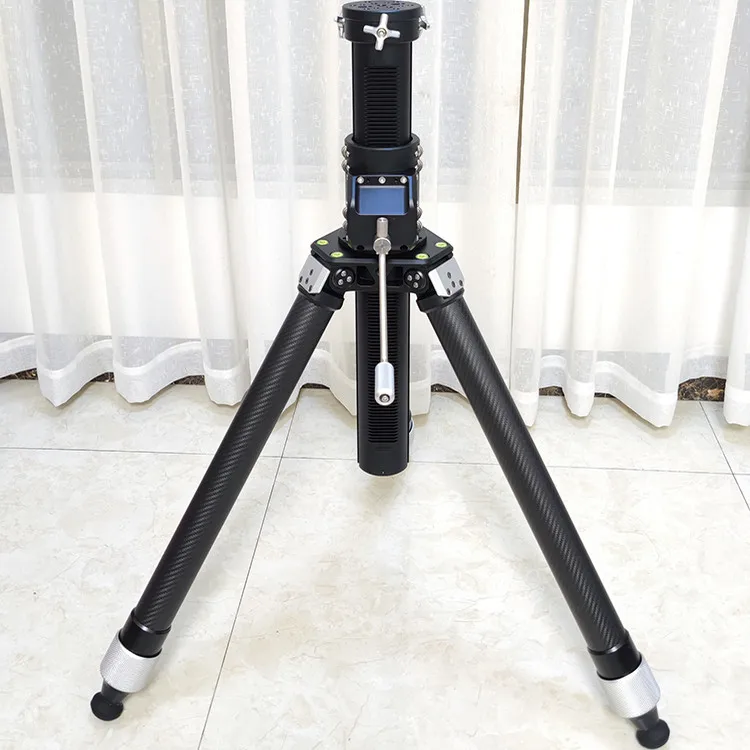 Geared Center Column Tripod for Astronomy Binoculars & Photography – Hydraulic Fluid Head