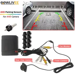 Vehicle Parktronic Electronic Accessories AHD System For Camera 4 8 Rear And Front Radar Detector Android Cars Parking Sensors