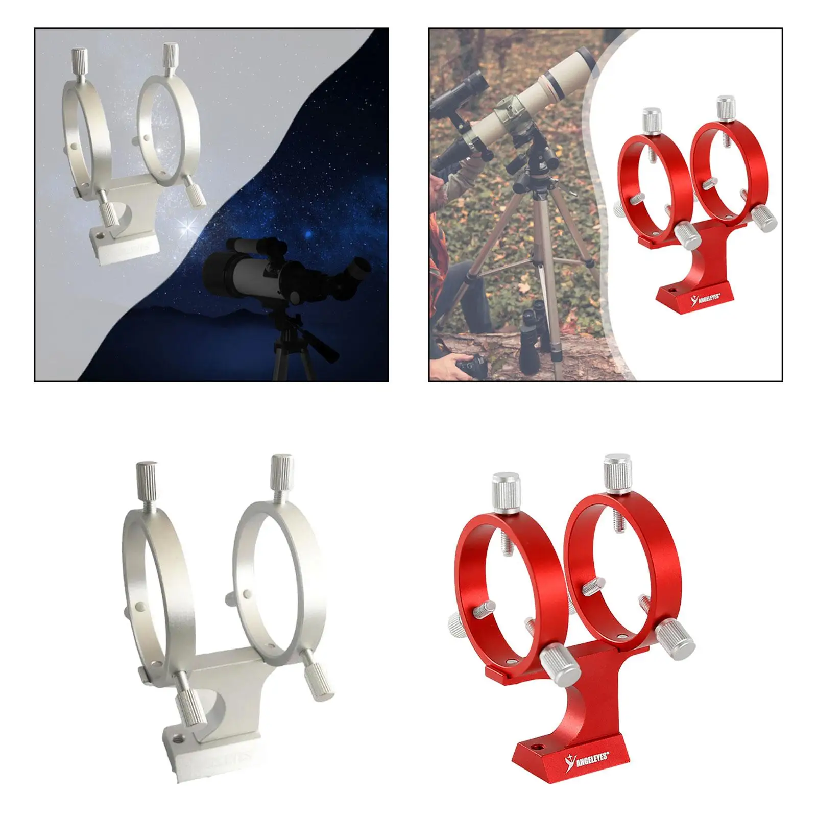 

Scope Bracket Astrophotography Fixing Screws Quick Release Adjustable