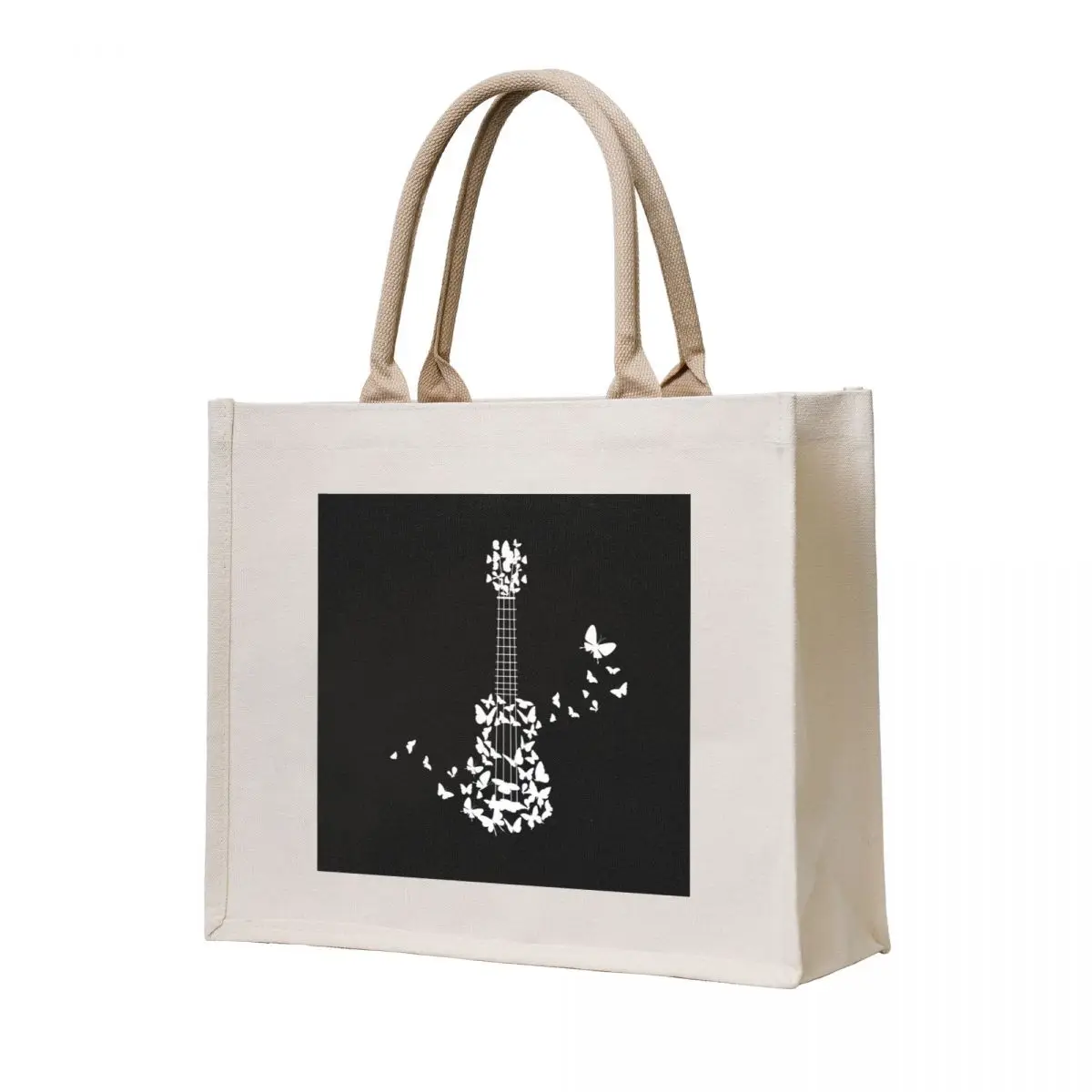 

A Four String Ukulele Instrument With Beautiful Tote Bag shopping bag Handbags women bags for women shopper bags