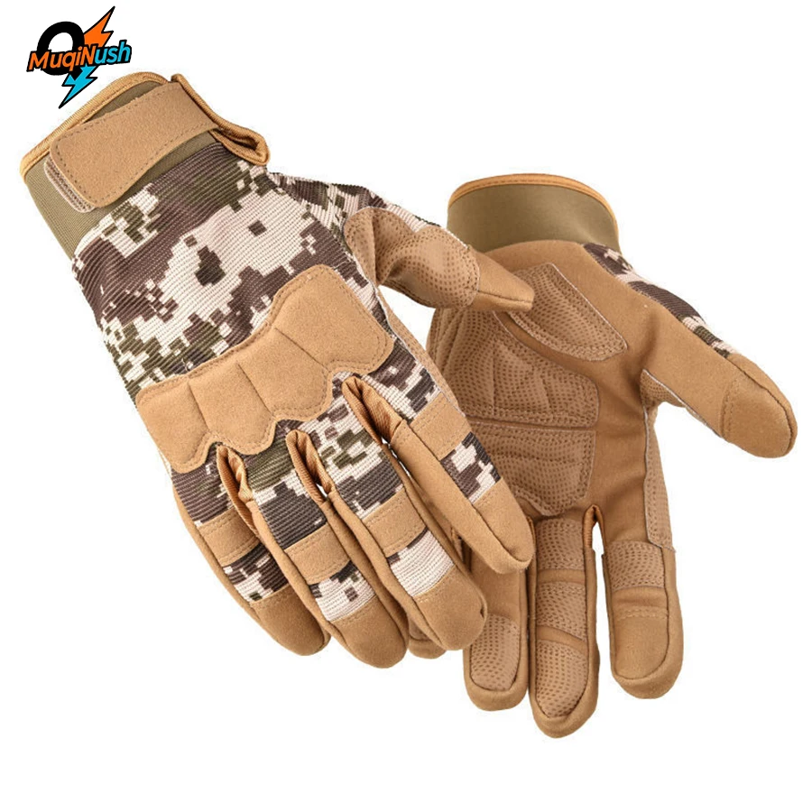 

MuqiNush Fingerless Full Finger Gloves Used For Soft Bullet Gun Shooting Half Finger Hunting Hiking Cycling Motorcycle Climbing