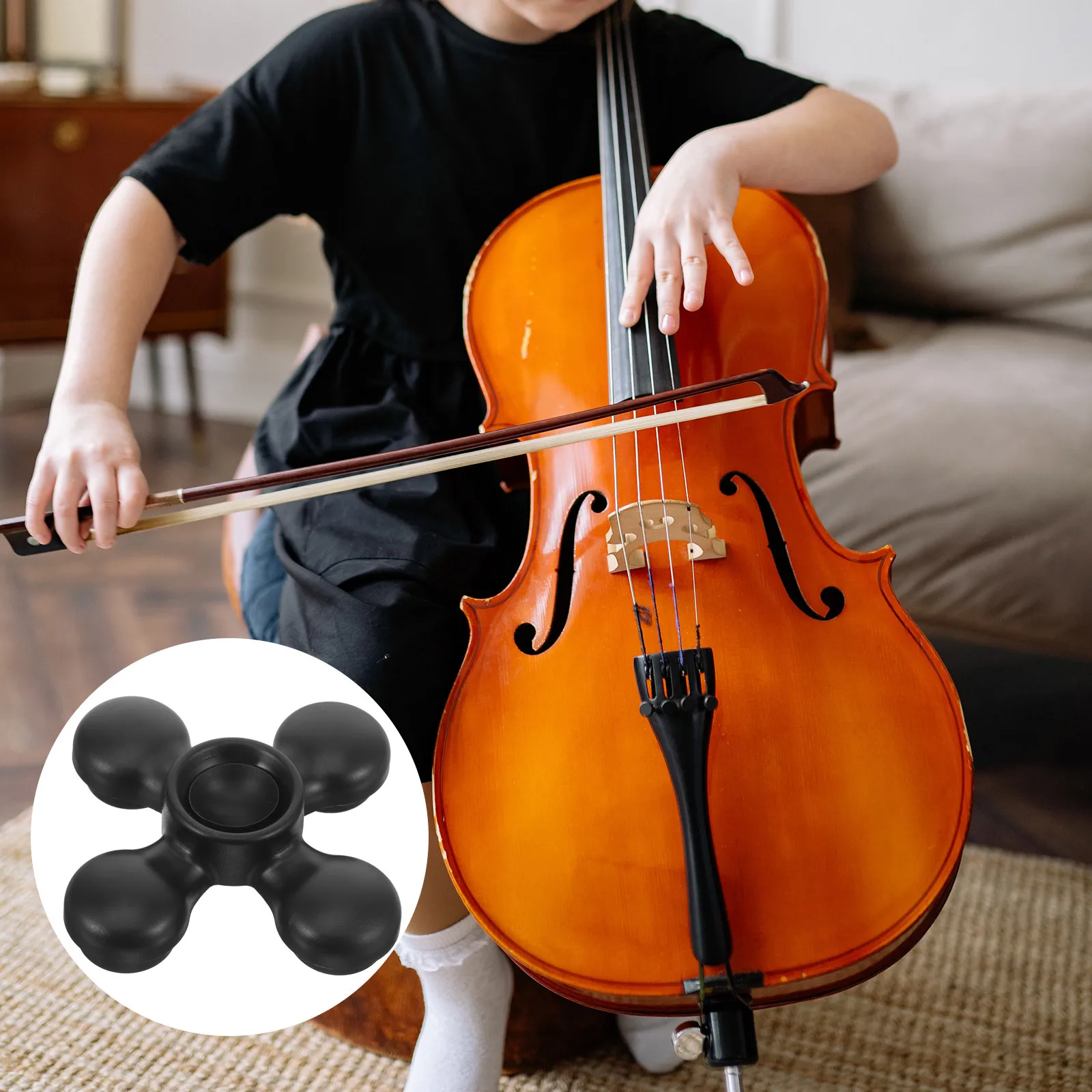 

Cello Endpin Mat Anti Skid Floor Protector For Stage Home Practice Durable Cello Bottom Support Instrument Accessory