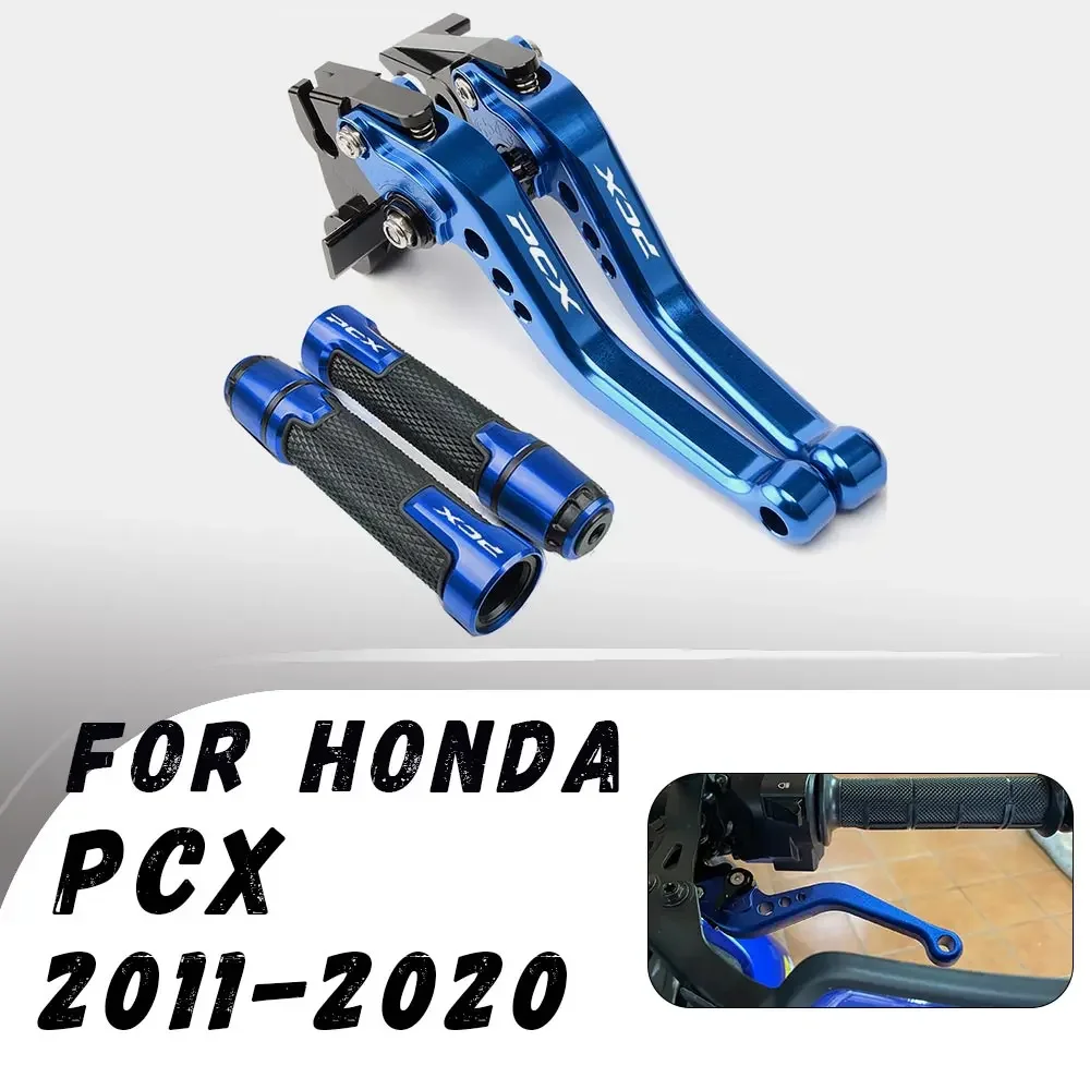 

For Honda PCX 150/125 2011-2020 Motorcycle Brake Clutch Lever Handle Handlebar Grips Ends Plug Slider Caps Motorcycle Parts