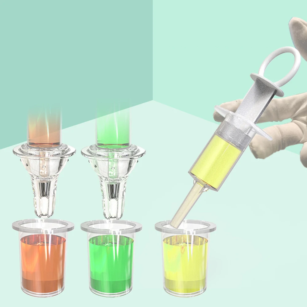 Baby Neddle-type Drug Feeder Anti-choke Needle Feeder Squeeze Medicine Dropper Dispenser Pacifier Feeding Utensils