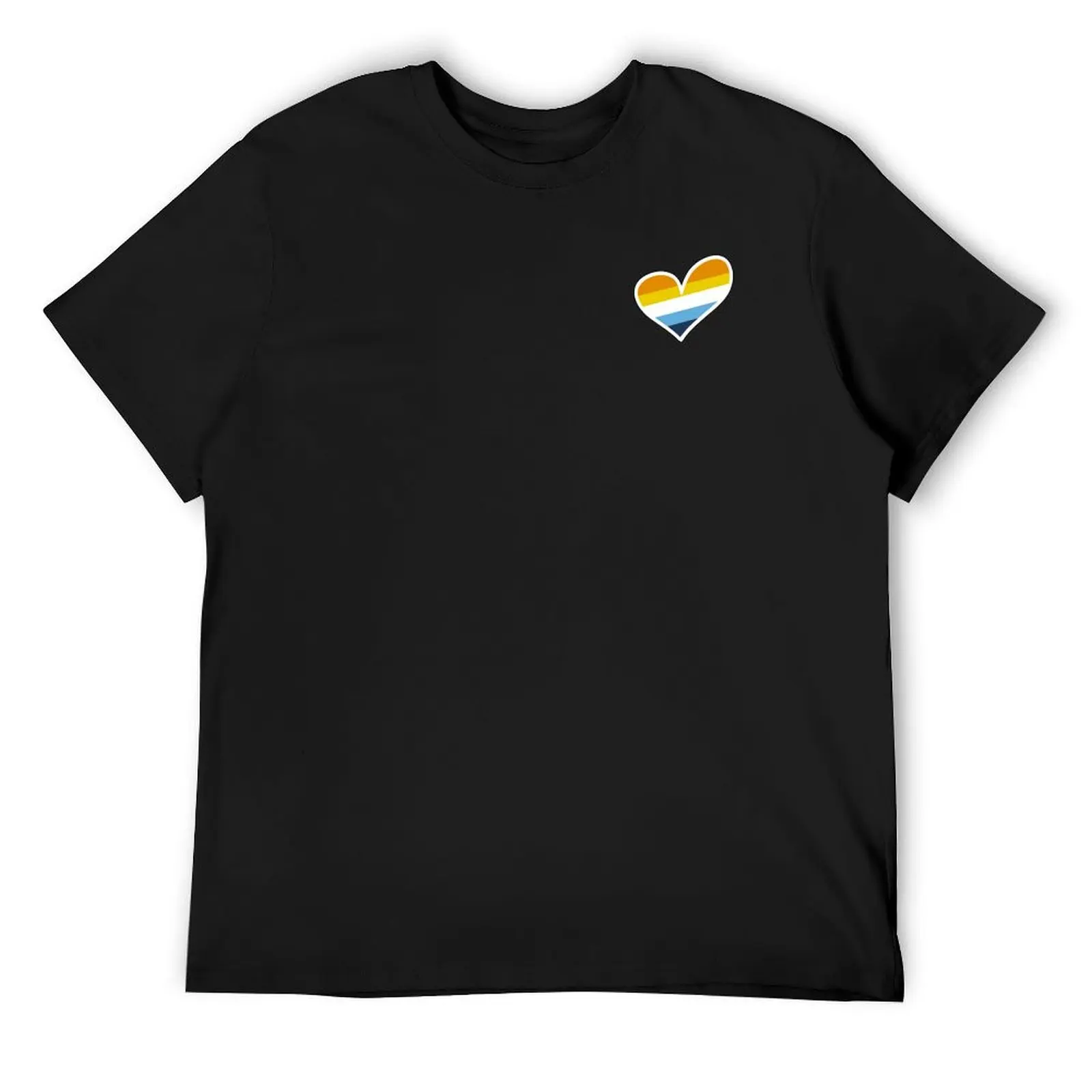 

Aroace Pride Heart T-Shirt funny costumes summer clothes Aesthetic clothing sweat t shirts for men pack