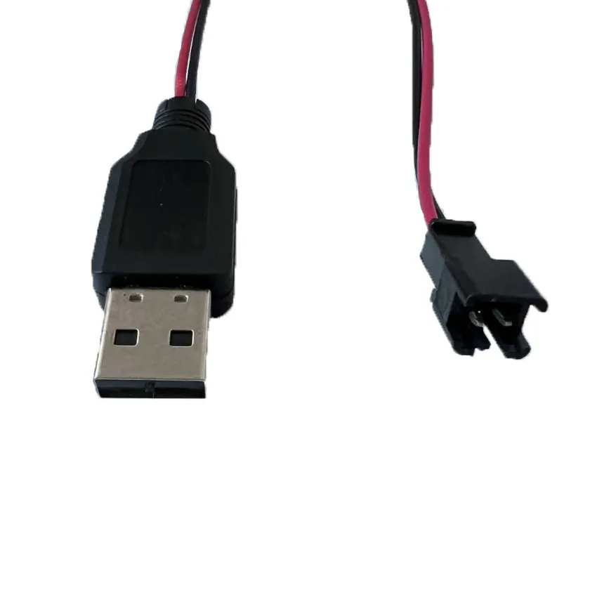 1pc RC USB Charging 3.7V Lithium Battery Charger Cable USB to JST /SM / futaba Plug for 3Rc Drone Quadcopter
