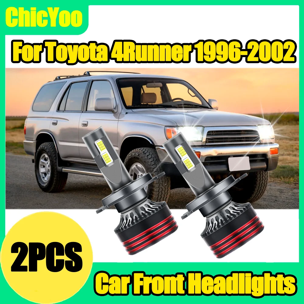 

2 шт., белые автомобильные фары 6000K, 150 Вт, 30000 лм, мощные автомобильные фары 12 В для Toyota 4Runner 1996, 1997, 1998, 1999, 2000, 2001, 2002 гг.