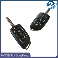 3 Button Folding Flip Remote Key For DongFeng Aeolus A30 AX4 AX7 AX3 AX5 Remote key No Chip