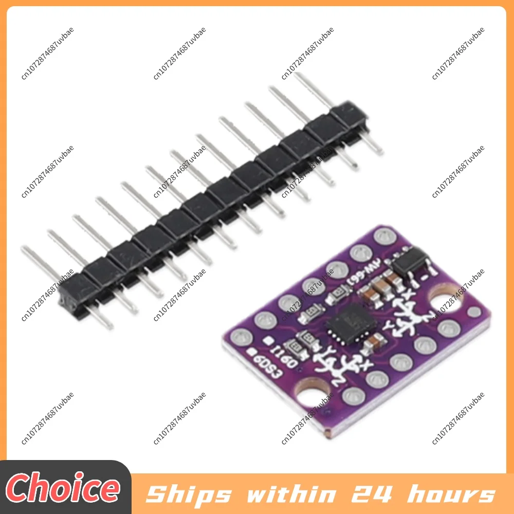LSM6DS3 Digital Temperature Sensor Board Gyro SPI IIC I2C Interface Module Embedded LSM6DS3 Accelerometer 8kb FIFO Buffer 5V