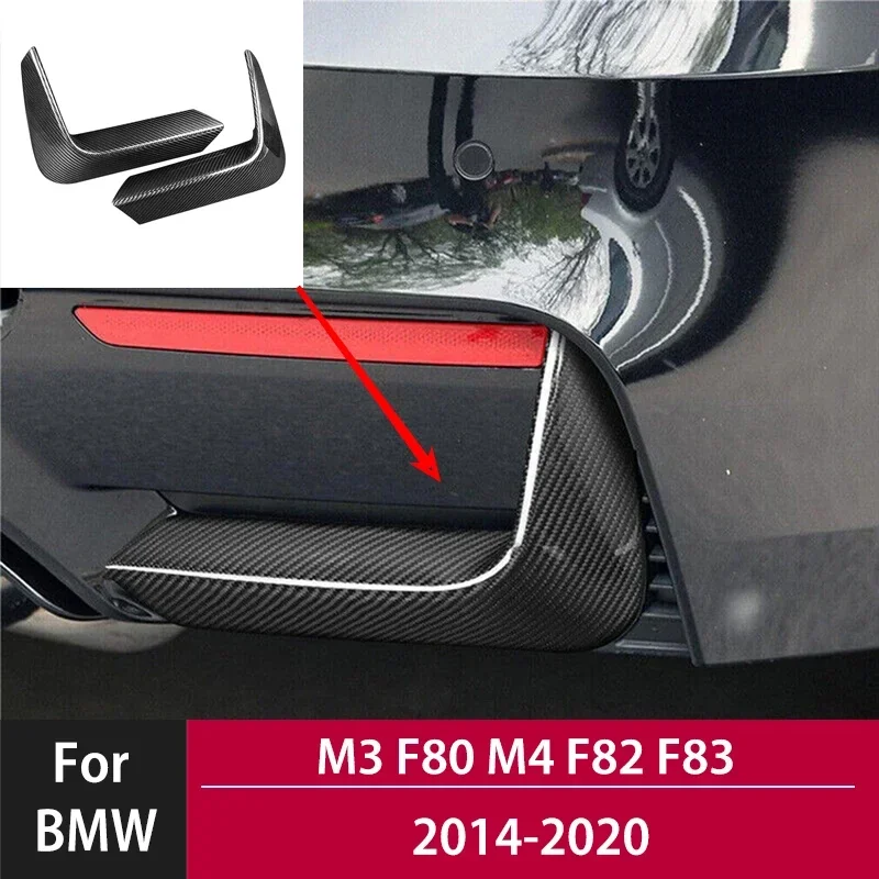 

For BMW M3 F80 M4 F82 F83 2014-2020 Car Rear Diffuser Bumper Collision Protection Lip Side Spoiler splitter body kit Tuning