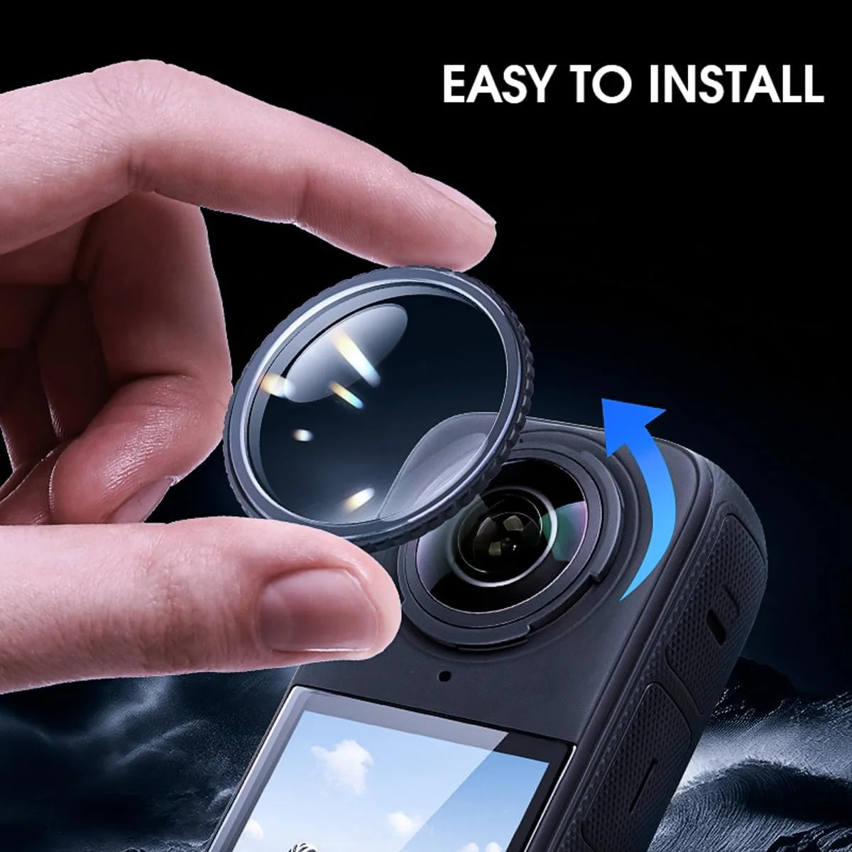 Insta360 X5 için PC Lens Koruy - Quality Photography Lighting incelemesi ve fiyatı