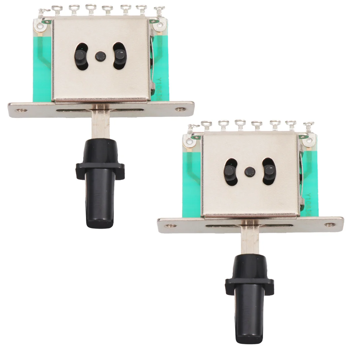 

2pcs 3-Gear Pickup Replacement Button For Type Guitar Silver Durable Long-Lasting Sound Pickup Easy Toggle Switch Guitar Parts
