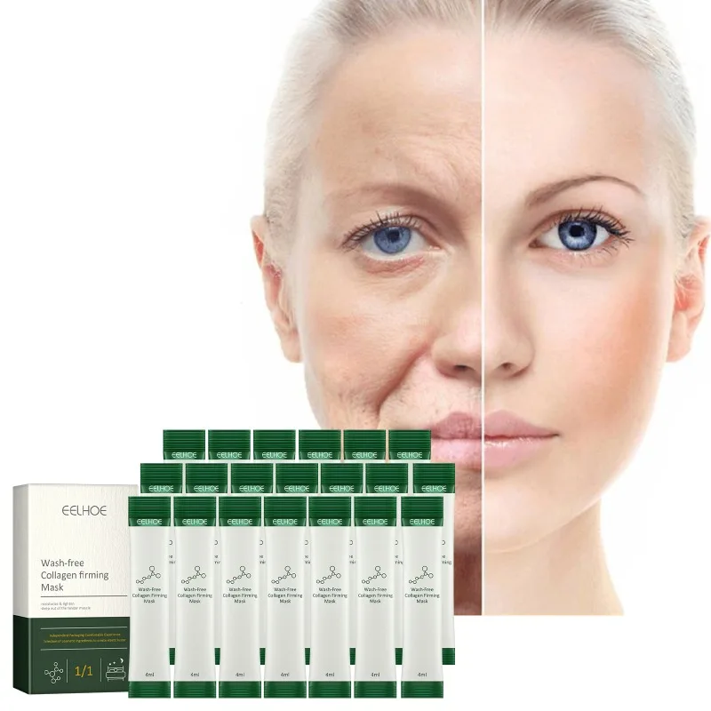 Wash-free Collagen Firming Mask Soft SPA Nourishing Moisturizing Face Shrinks Pores Remove Comedones Essence Korean Skin Care