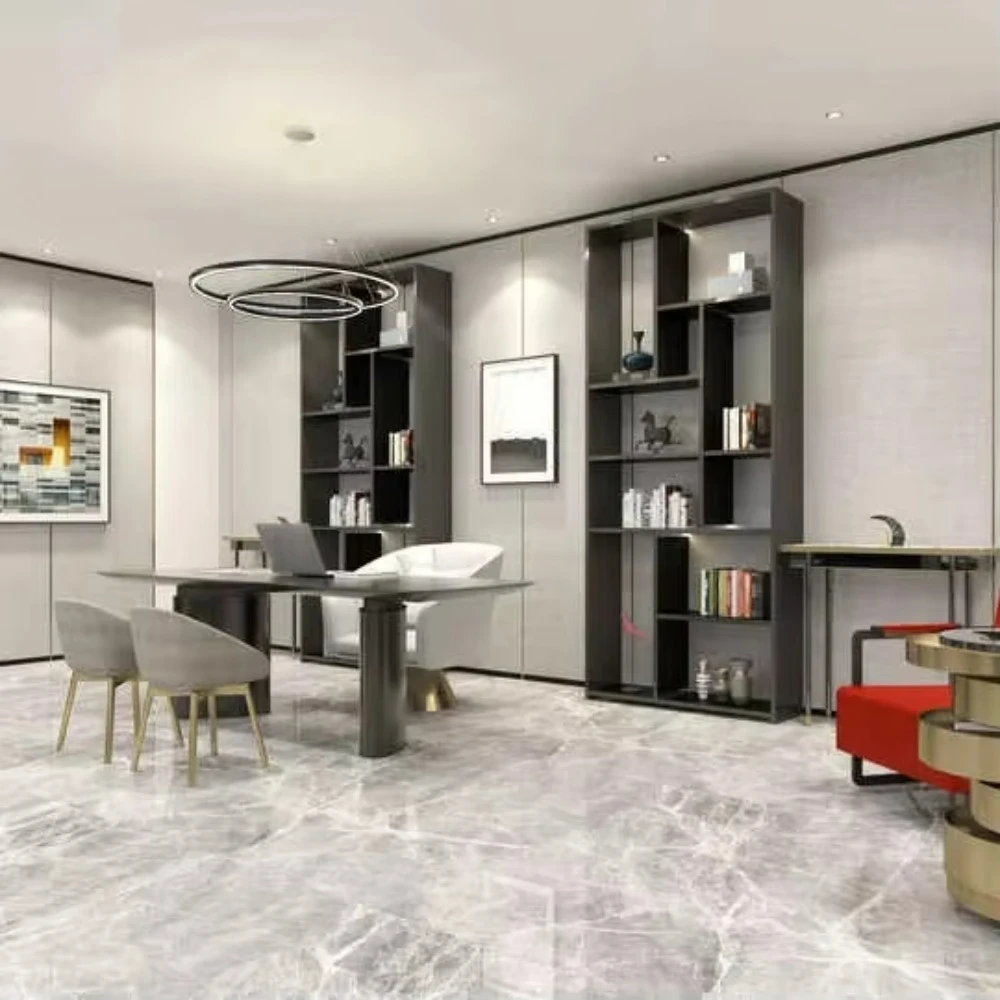 Light Emitting Diode Bookcase Wall Unit Cabinet High Quality Adjustable Height Stainless Steel Frame