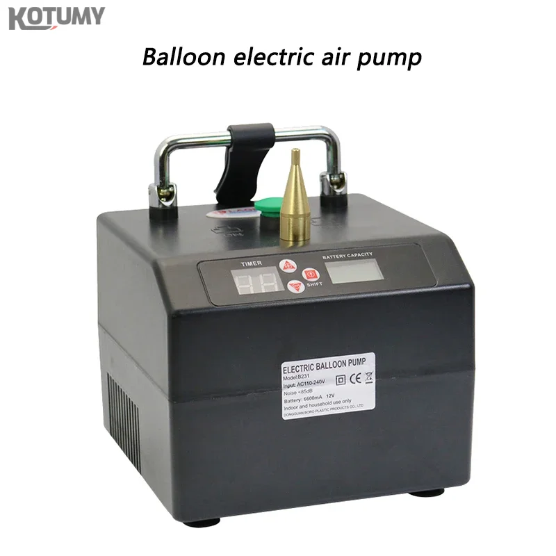 Electric Magic Balloon Inflator 5 Inch High Pressure Single-Hole Long Balloon 110-240V Party Supplies