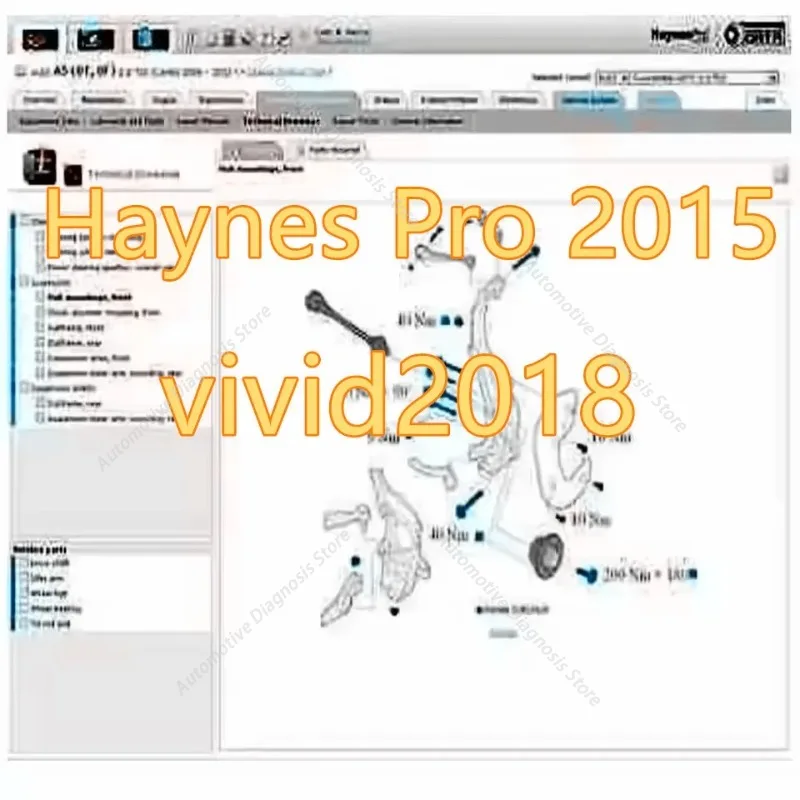 HAYNES PRO vivid Workshop Data 2018.01v Parts Catalog Automotive Atris -technik Europe Latest Repair Software 2018.1 2015 Garag